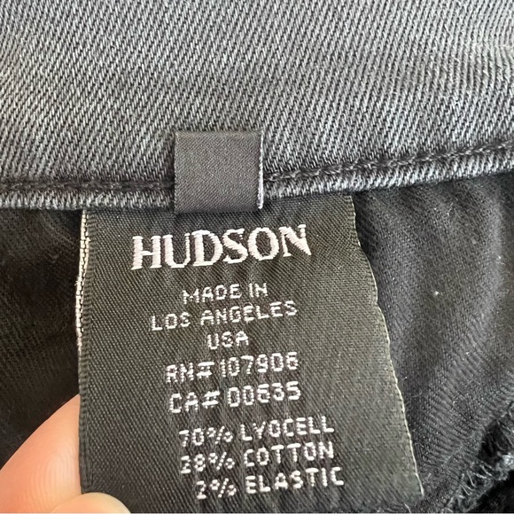 Hudson Gray Snake‎ Print Nico Lace Skinny Jeans Size 26